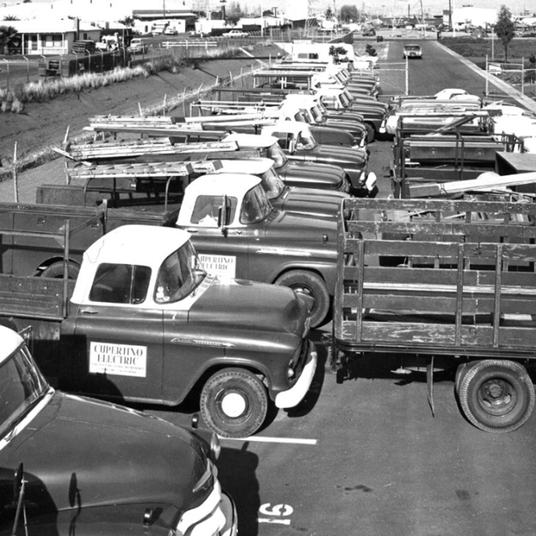 The Cupertino Electric fleet in the 1950s